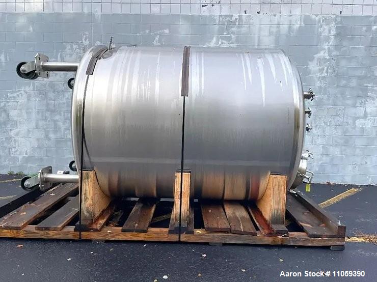 Used Northland 8,000L (2,000 Gallon) 316 Stainless Steel Sanitary Portable Reactor/Fermenter – 45 PSI / FV