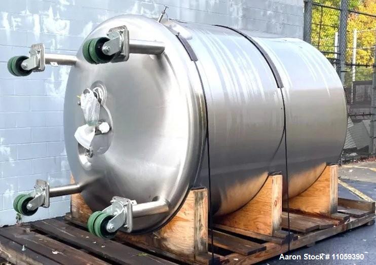 Used Northland 8,000L (2,000 Gallon) 316 Stainless Steel Sanitary Portable Reactor/Fermenter – 45 PSI / FV