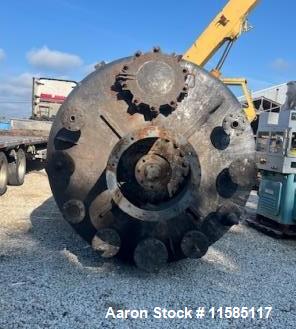 Used – 3,000 Gallon T316 Stainless Steel Half Pipe Coil Jacketed Reactor – 25 HP Agitator, Norwalk Fab