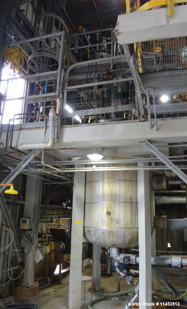 Used 1,000 Gallon Pfaudler Reactor