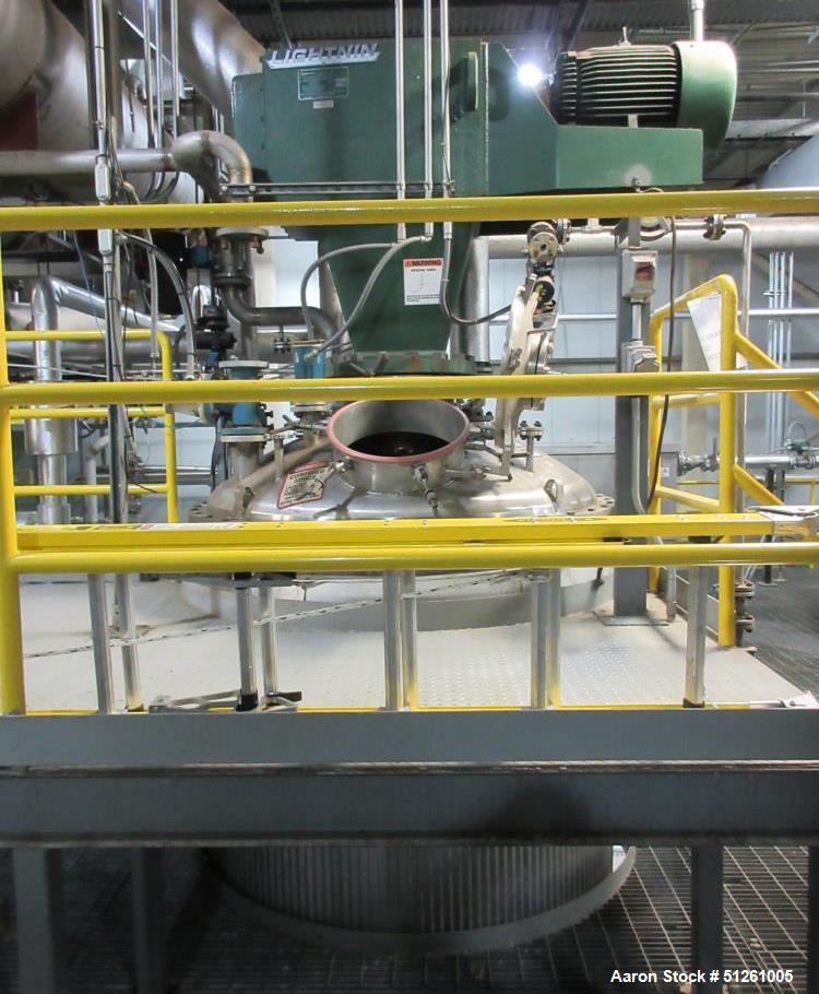 Stainless Steel Fabrication 2,000 Gallon Reactor