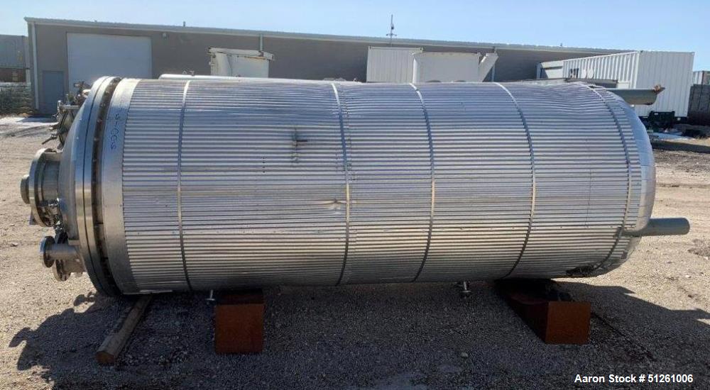 Used Stainless Steel Fabrication Inc. Reactor, 2,000 Gallon