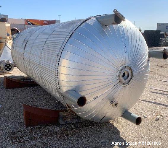 Used Stainless Steel Fabrication Inc. Reactor, 2,000 Gallon