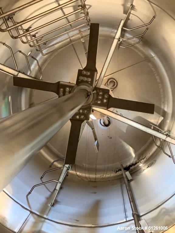 Used Stainless Steel Fabrication Inc. Reactor, 2,000 Gallon
