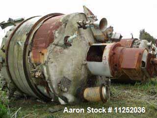 Used Struthers Wells Reactor, Approximate 3500 Gallon