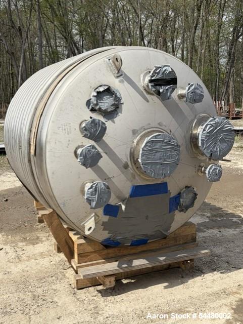 Unused Tolan Machinery 1,150 Gallon 316L Stainless Steel Reactor | FV/75 PSI Jacketed Vessel