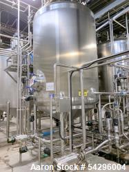 2,600 Gallon Feldmeier Stainless Steel Jacketed Mixing Tank with Sweep Agitator