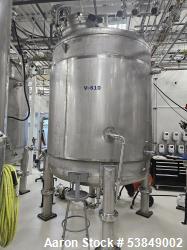 Used Sharpsville 2,000 Gallon Stainless Steel Reactor – Jacketed, ASME Rated