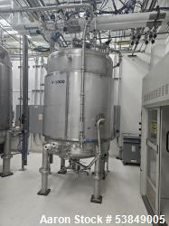 Used Sharpsville Container 1,000 Gallon Stainless Steel Reactor – Jacketed, ASME Rated