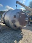 Used – 3,500 Gallon T316 Stainless Steel Reactor – Dimple Jacket, Top Drive, Check Gardin