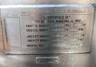 Used- 1000 Gallon APV Jacketed Vacuum Processor / Kettle with Sweep Mixer Scrape
