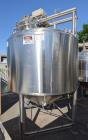 Used- 1500 Gallon APV Jacketed Processor / Kettle with Sweep Mixer Scrape Surfac