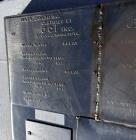 Used DCI 316L Stainless Steel Jacketed Tank 8,500 Liter Vertical Vessel