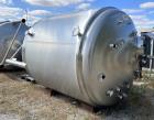 Used Mueller 2,641 Gallon (10,000 Liter) Reactor, Model F, 316L Stainless Steel, Vertical. 90