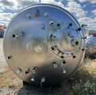 Used Mueller 2,641 Gallon (10,000 Liter) Reactor, Model F, 316L Stainless Steel, Vertical. 90