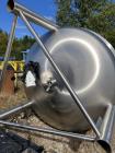 Used Mueller 2,641 Gallon (10,000 Liter) Reactor, Model F, 316L Stainless Steel, Vertical. 90