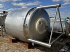 Used- Mueller Reactor, 2,641 Gallon (10,000 Liter), Model F, 316L Stainless Steel, Vertical. 90