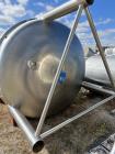 Used- Mueller Reactor, 2,641 Gallon (10,000 Liter), Model F, 316L Stainless Steel, Vertical. 90