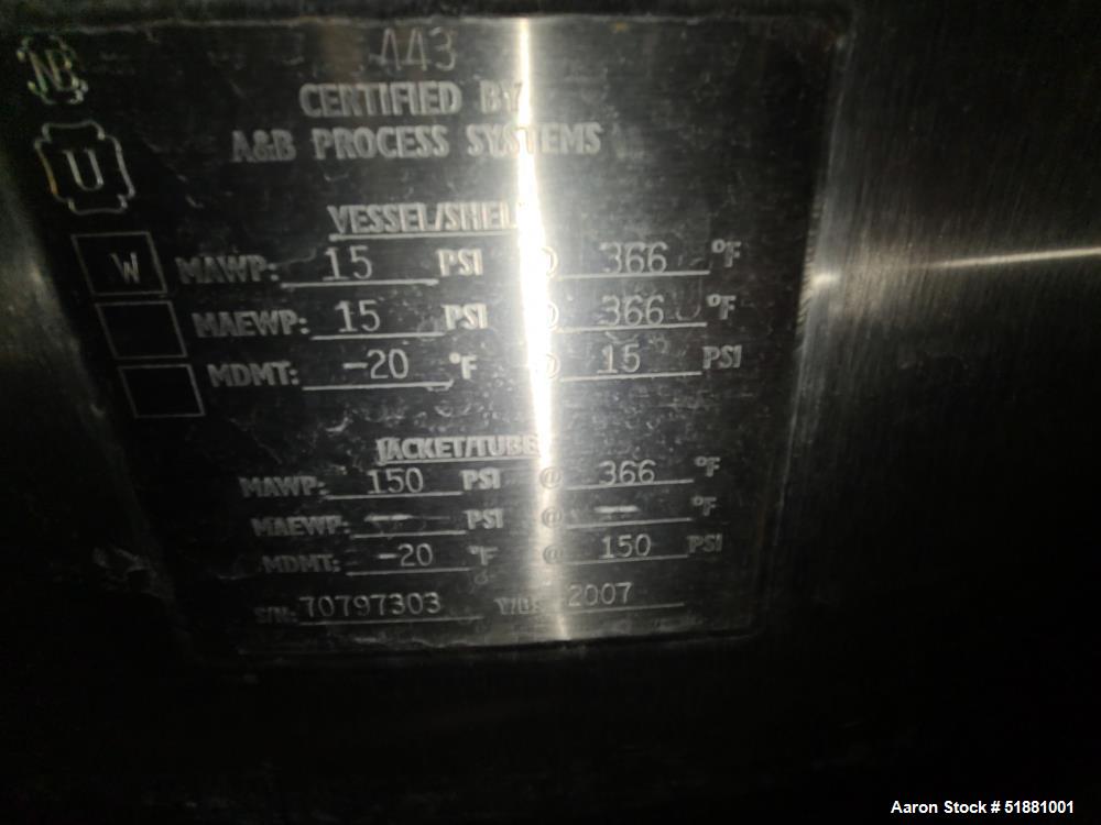 Used A&B Process Systems Reactor