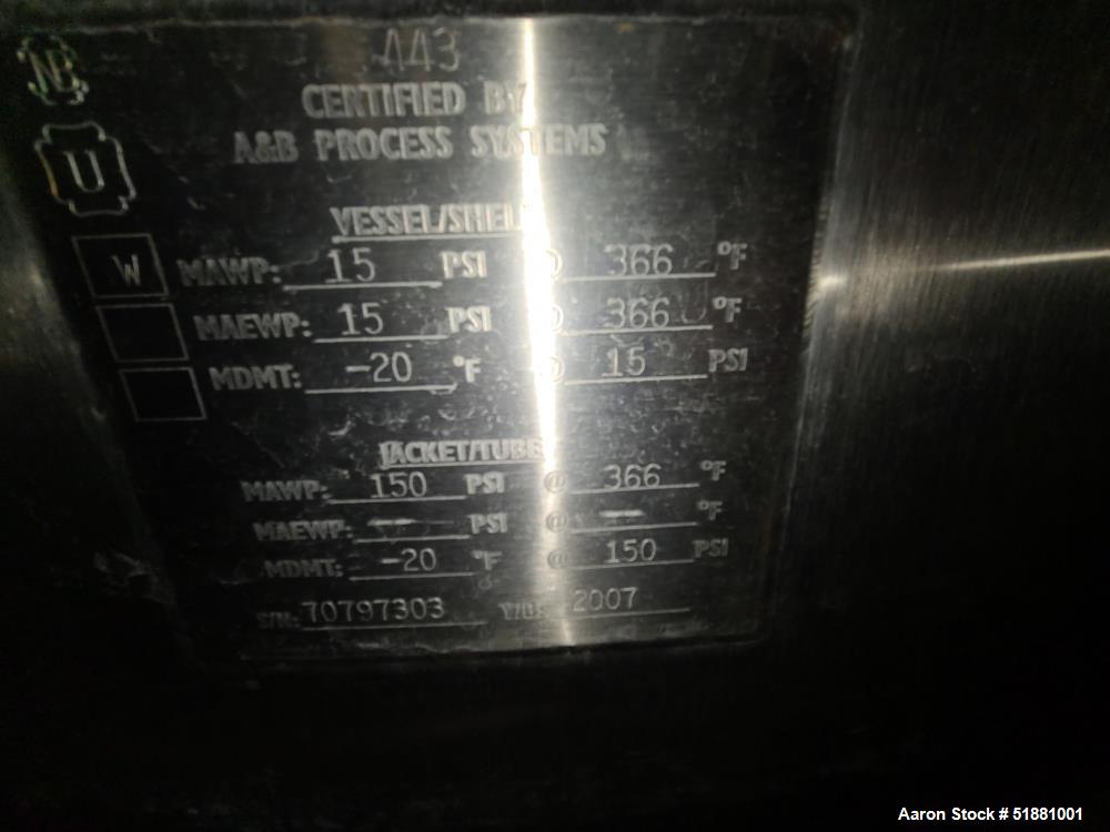 Used-A&B Process Systems Reactor