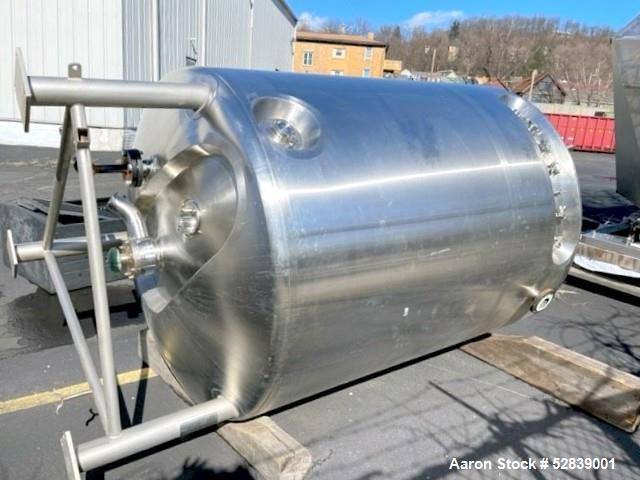 Used- DCI 2500 Liter (660 gallon) Reactor Body. Dished heads, Internal rated 60 psi /FV at  300 degree F, jacket rated 145 p...