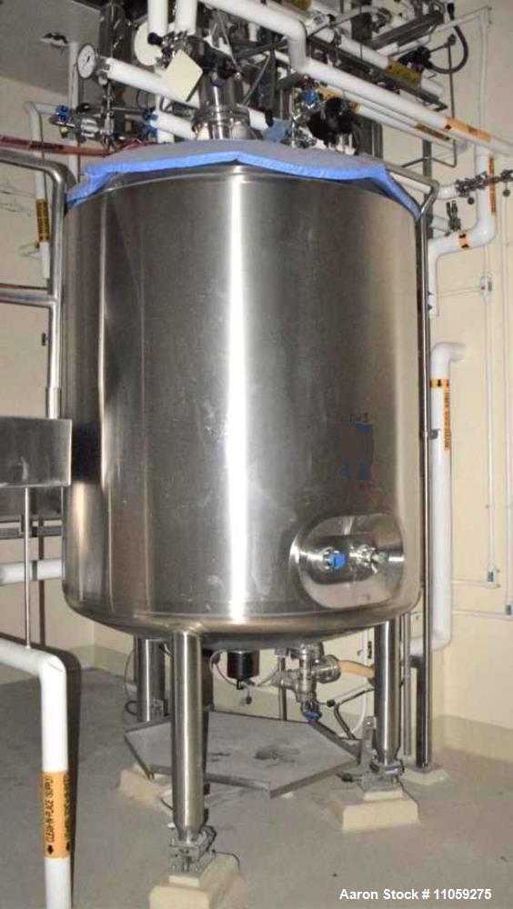Used 528 Gallon (2000 Liter) Feldmeier Sanitary Reactor with Mixer