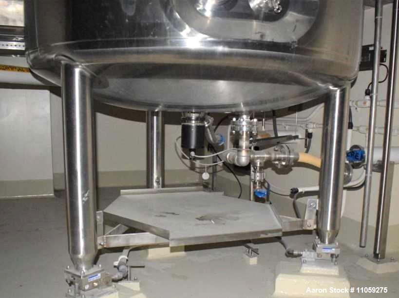 Used 528 Gallon (2000 Liter) Feldmeier Sanitary Reactor with Mixer