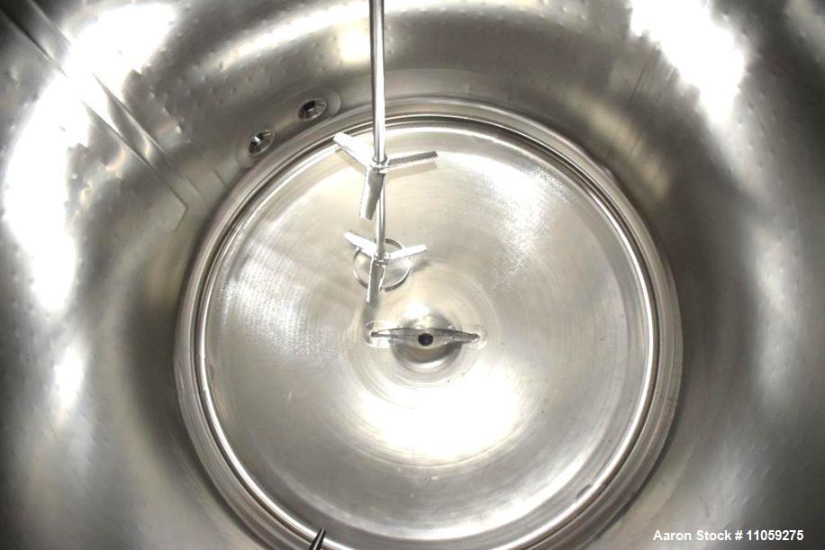 Used 528 Gallon (2000 Liter) Feldmeier Sanitary Reactor with Mixer