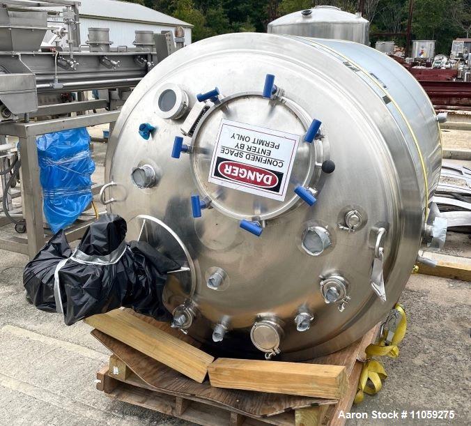 Used 528 Gallon (2000 Liter) Feldmeier Sanitary Reactor with Mixer