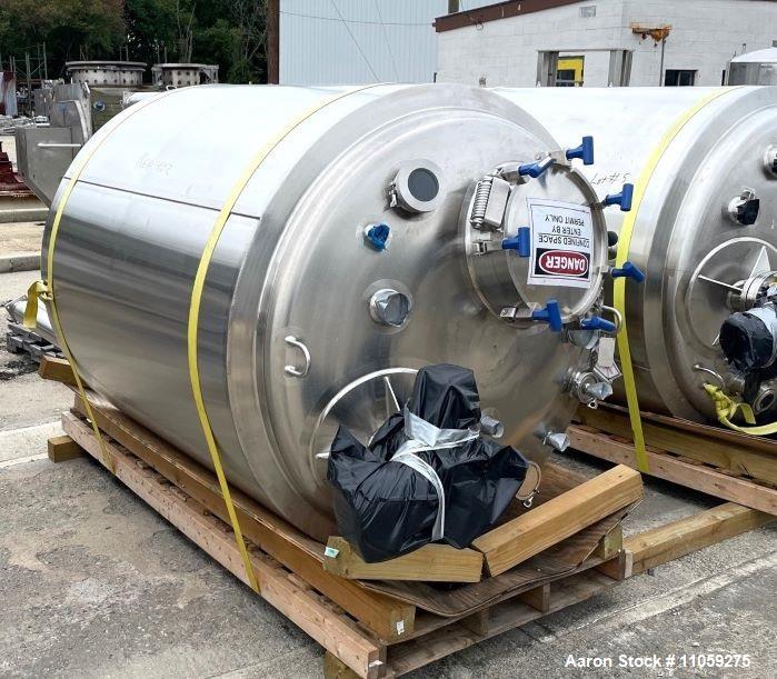 Used 528 Gallon (2000 Liter) Feldmeier Sanitary Reactor with Mixer