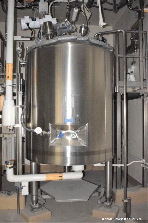 Used 528 Gallon (2000 Liter) Feldmeier Sanitary Reactor with Mixer