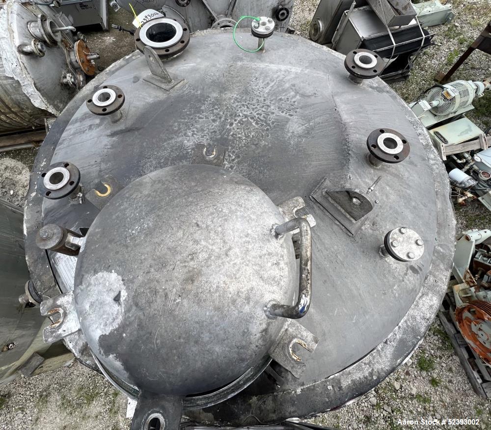 Used Imperial Steel 900 Gallon Reactor – 304 Stainless Steel, 60 PSI