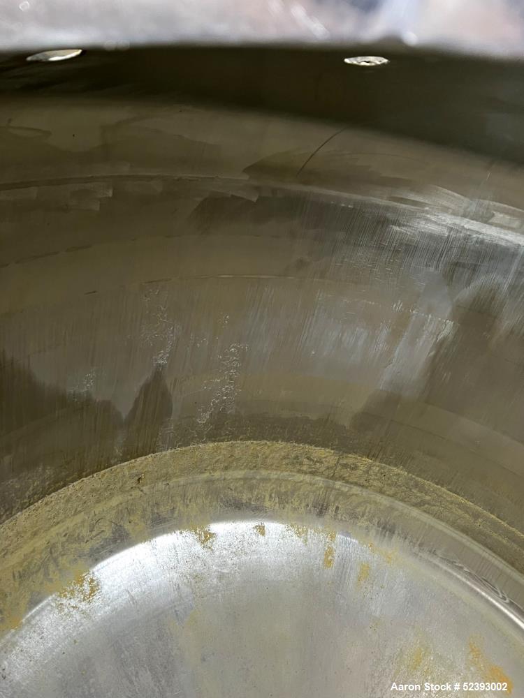 Used Imperial Steel 900 Gallon Reactor – 304 Stainless Steel, 60 PSI