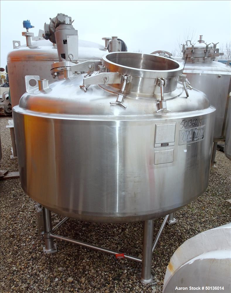 Used- Letsch Reactor, Approximate 650 Gallon, 316L Stainless Steel