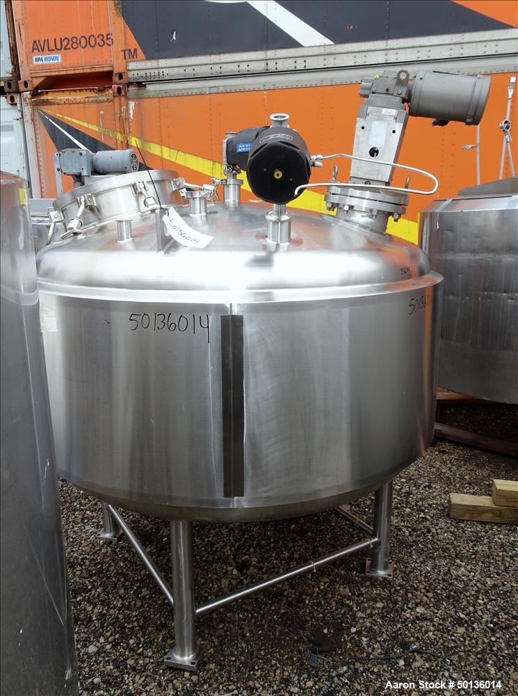 Used Letsch Reactor, Approximate 650 Gallon, 316L Stainless Steel