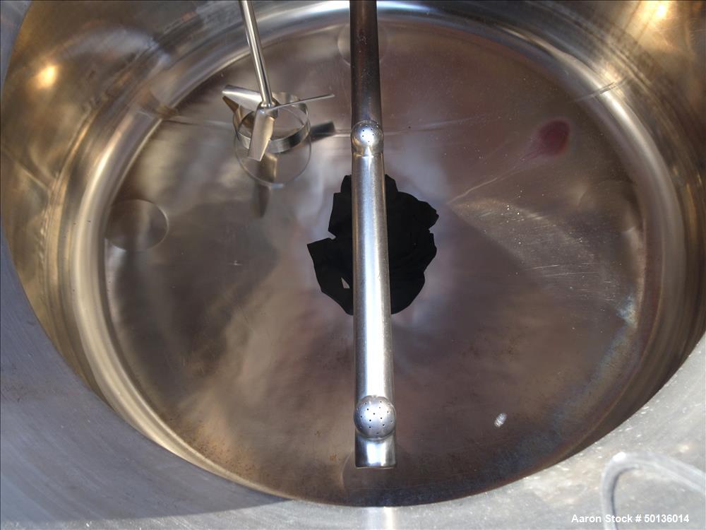 Used Letsch Reactor, Approximate 650 Gallon, 316L Stainless Steel