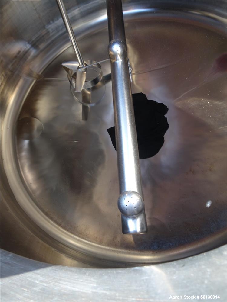 Used Letsch Reactor, Approximate 650 Gallon, 316L Stainless Steel