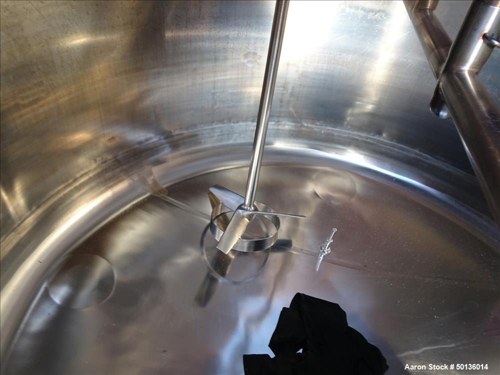 Used Letsch Reactor, Approximate 650 Gallon, 316L Stainless Steel