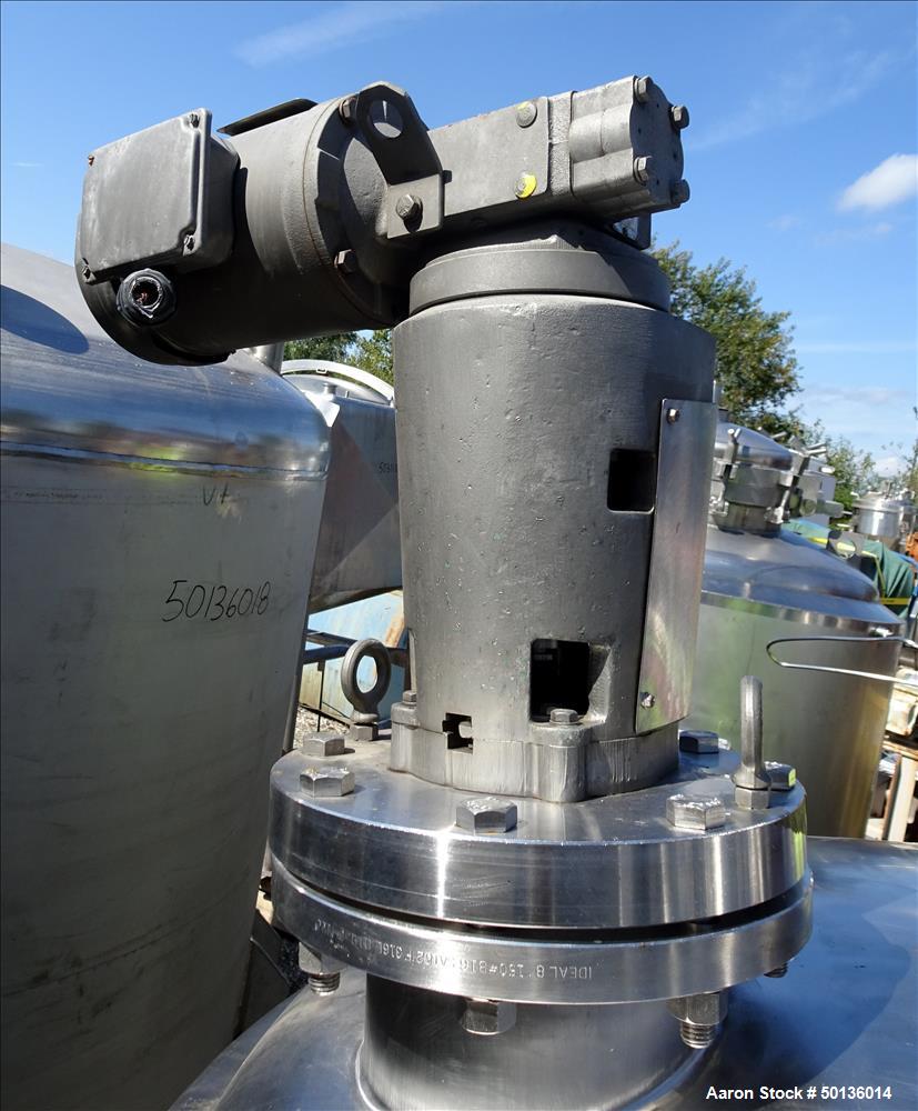 Used Letsch Reactor, Approximate 650 Gallon, 316L Stainless Steel