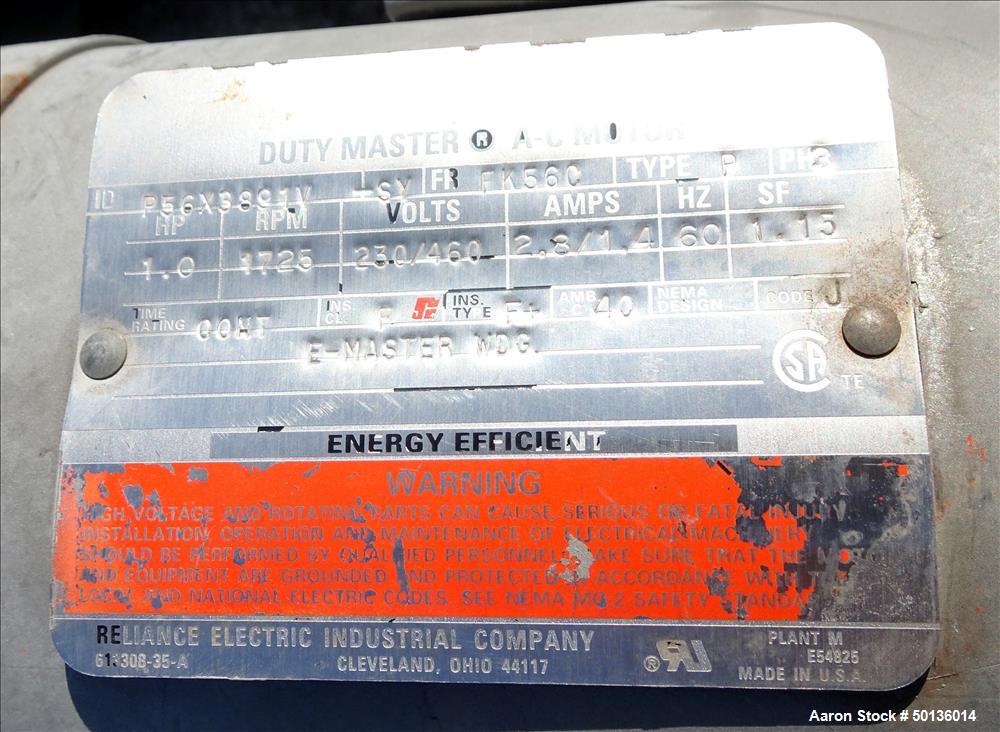 Used Letsch Reactor, Approximate 650 Gallon, 316L Stainless Steel