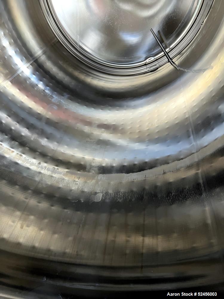 Used Mueller Reactor, 792 Gallon (3,000 Liter), Model F, 316L Stainless Steel, Vertical. 54" Diameter x 75" straight side, dished top and bottom. Internal rated 50/Full Vacuum psi at -7 to 300 degree...