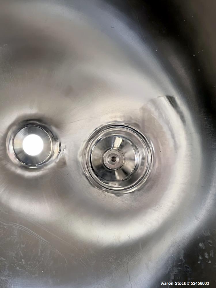 Used Mueller Reactor, 792 Gallon (3,000 Liter), Model F, 316L Stainless Steel, Vertical. 54" Diameter x 75" straight side, dished top and bottom. Internal rated 50/Full Vacuum psi at -7 to 300 degree...