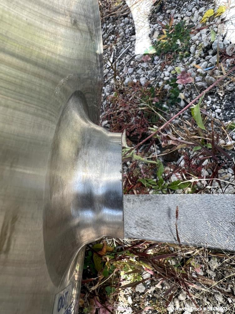 Used Mueller Reactor, 792 Gallon (3,000 Liter), Model F, 316L Stainless Steel, Vertical. 54" Diameter x 75" straight side, dished top and bottom. Internal rated 50/Full Vacuum psi at -7 to 300 degree...