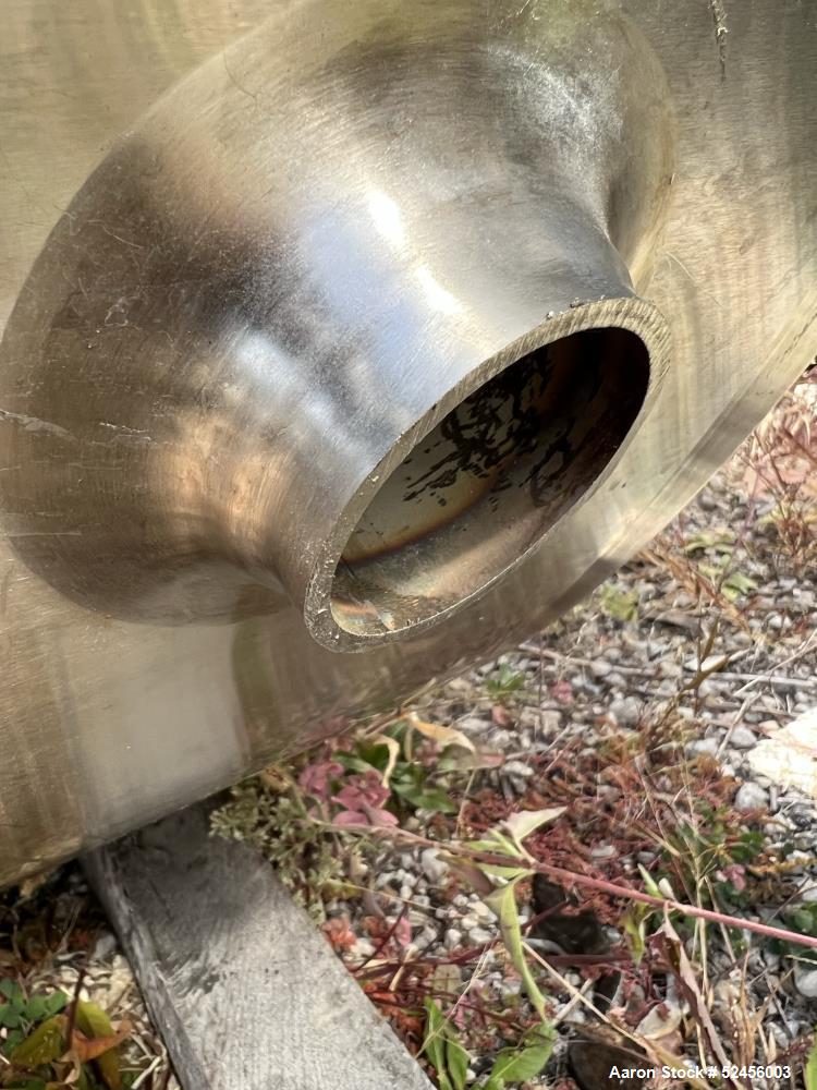 Used Mueller Reactor, 792 Gallon (3,000 Liter), Model F, 316L Stainless Steel, Vertical. 54" Diameter x 75" straight side, dished top and bottom. Internal rated 50/Full Vacuum psi at -7 to 300 degree...