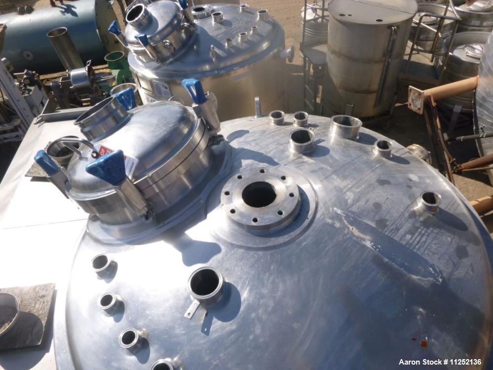 Used Precision Stainless 925 gallon Stainless Steel Reactor