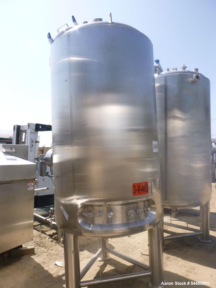 Pharmaceutical Grade 316L Stainless Steel Reactor – 2,500 Liter Jacketed Vessel with Agitation