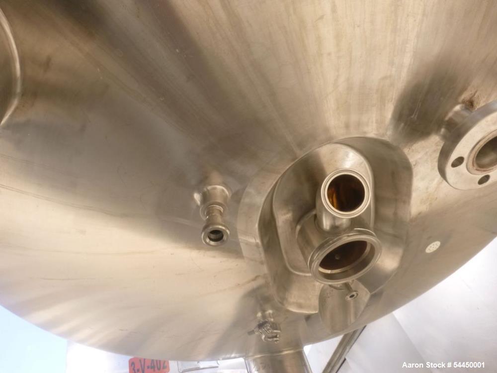 Pharmaceutical Grade 316L Stainless Steel Reactor – 2,500 Liter Jacketed Vessel with Agitation