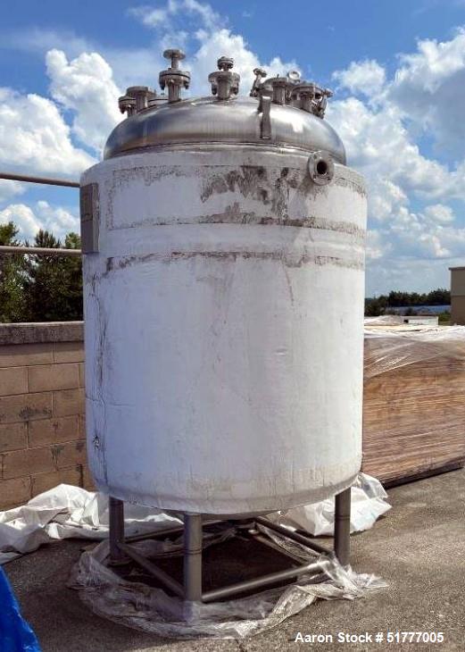 Used- 600 Gallon 316L Stainless Steel Reactor