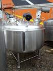 Used- Letsch Reactor, Approximate 650 Gallon, 316L Stainless Steel