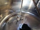 Used Letsch Reactor, Approximate 650 Gallon, 316L Stainless Steel